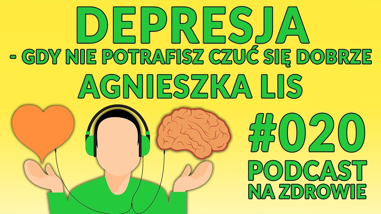 Depresja - gdy nie potrafisz czuć się dobrze. Agnieszka Lis [Podcast Na Zdrowie #020]