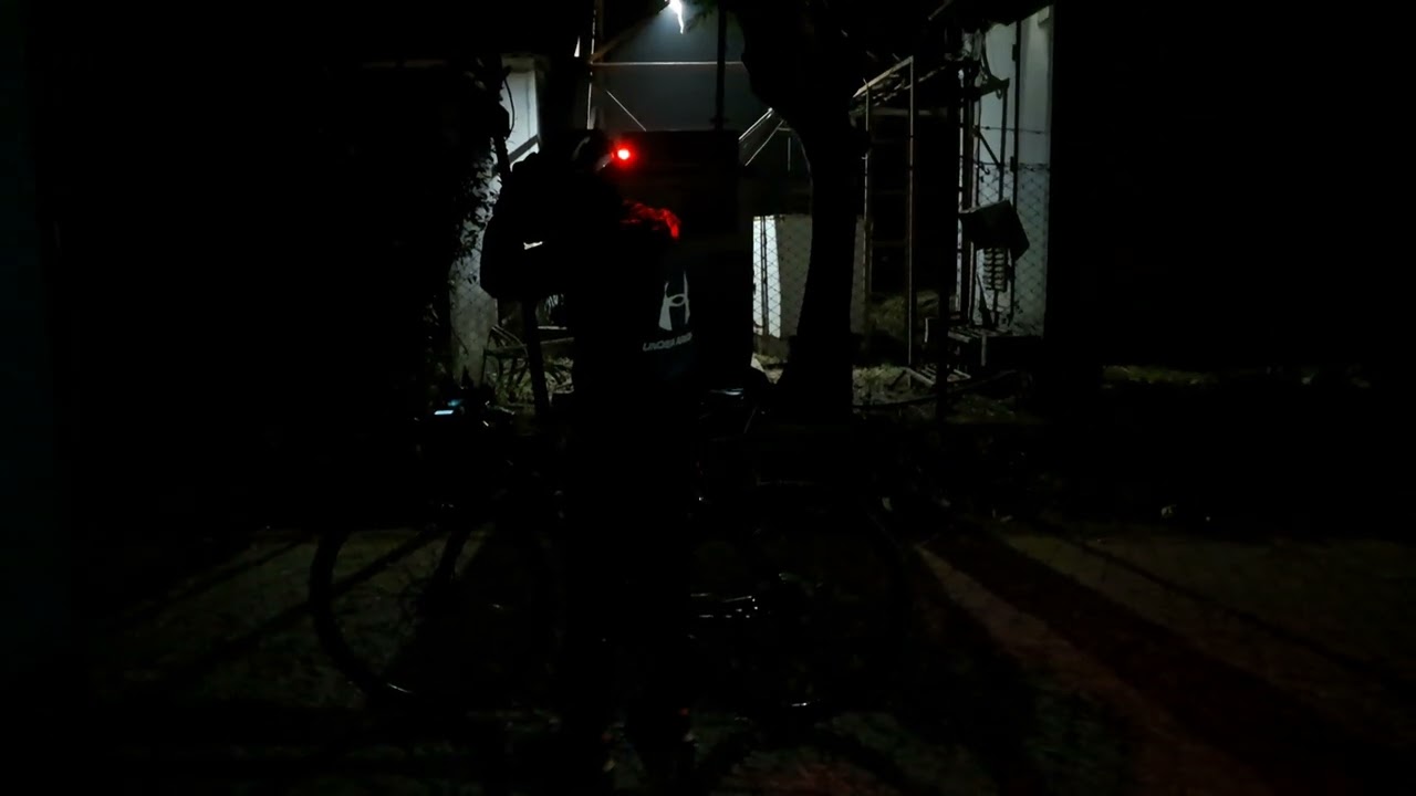 Going For A Ride At 4:54 AM On 29th December #ravemenlights #wintercycling 