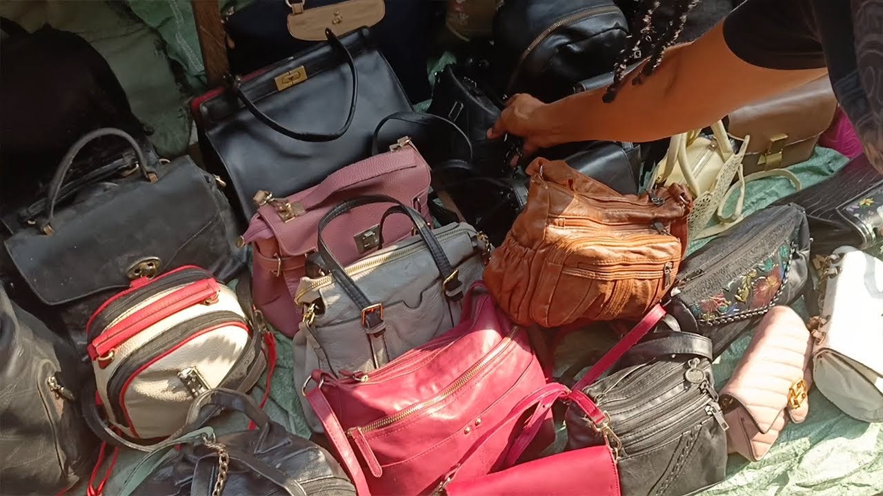 Inside Lagos largest shoe and bag thrift market | the vespa market is the place to buy cheap shoes