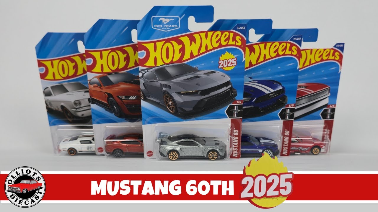 Hot Wheels Mustang 60th 2025