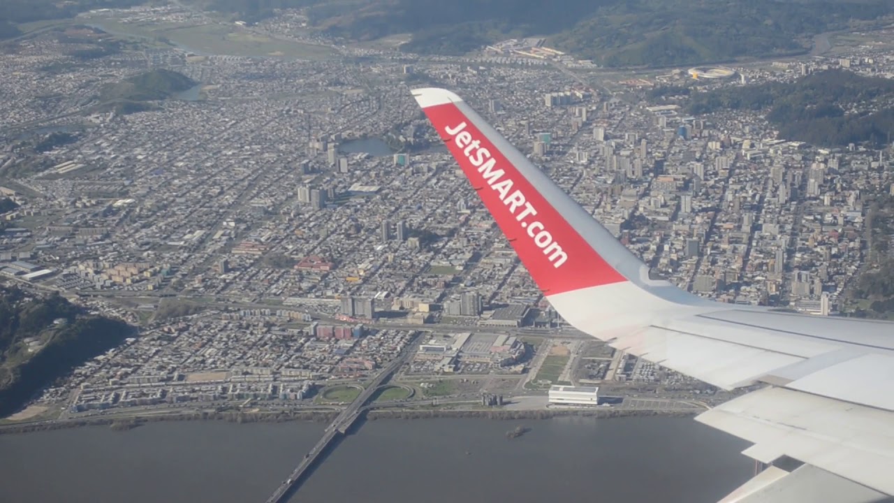 Desde el aire: Concepción y su bahía