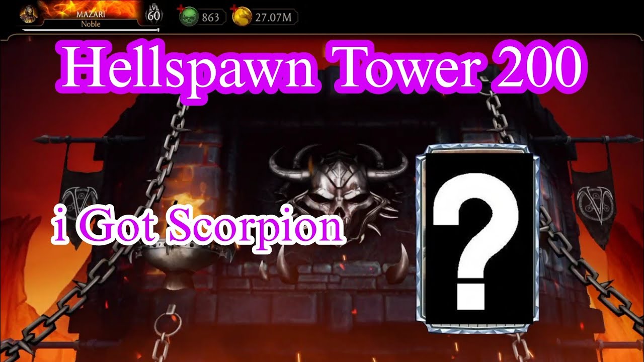 Hell spawn tower 200 with Gold Team