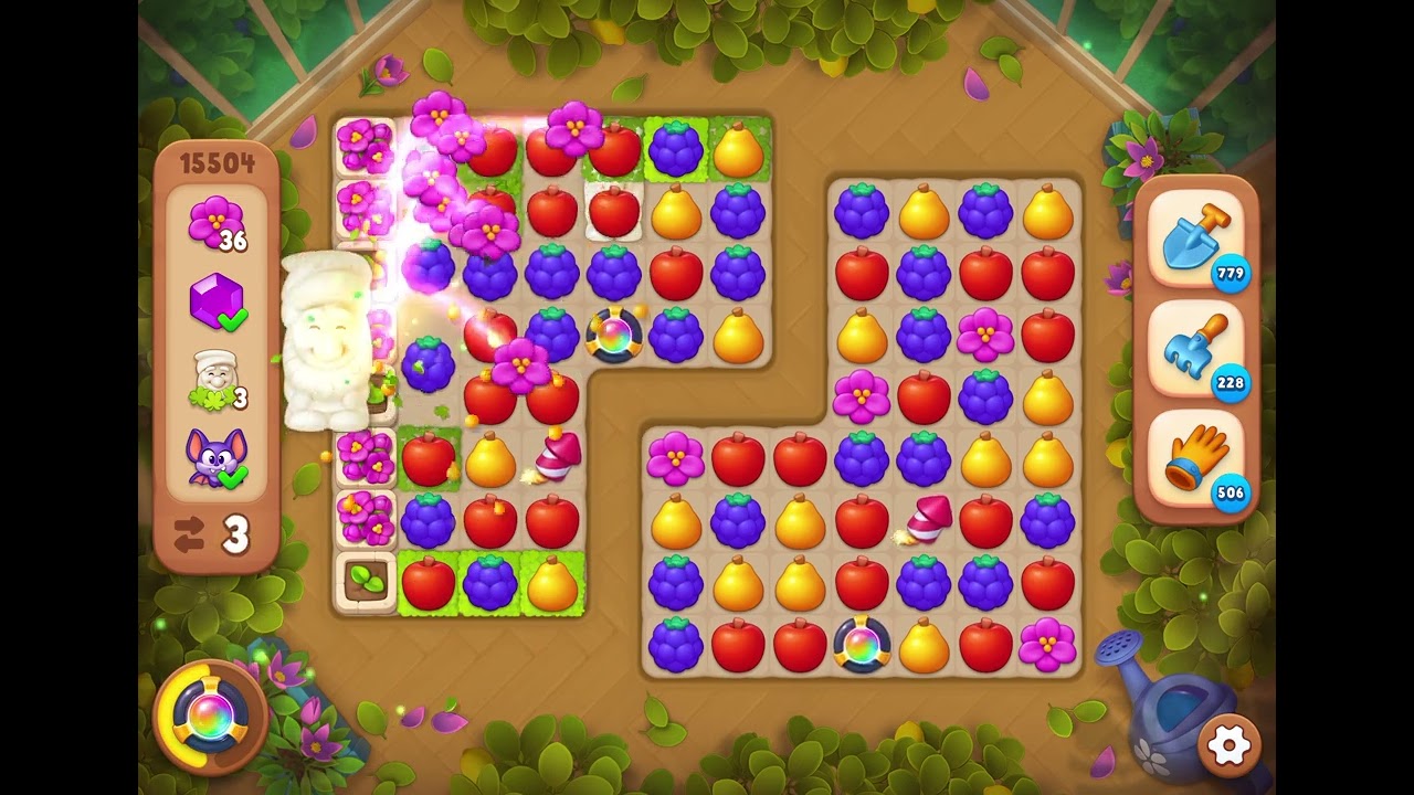 GardenScapes Level 15504 no boosters 