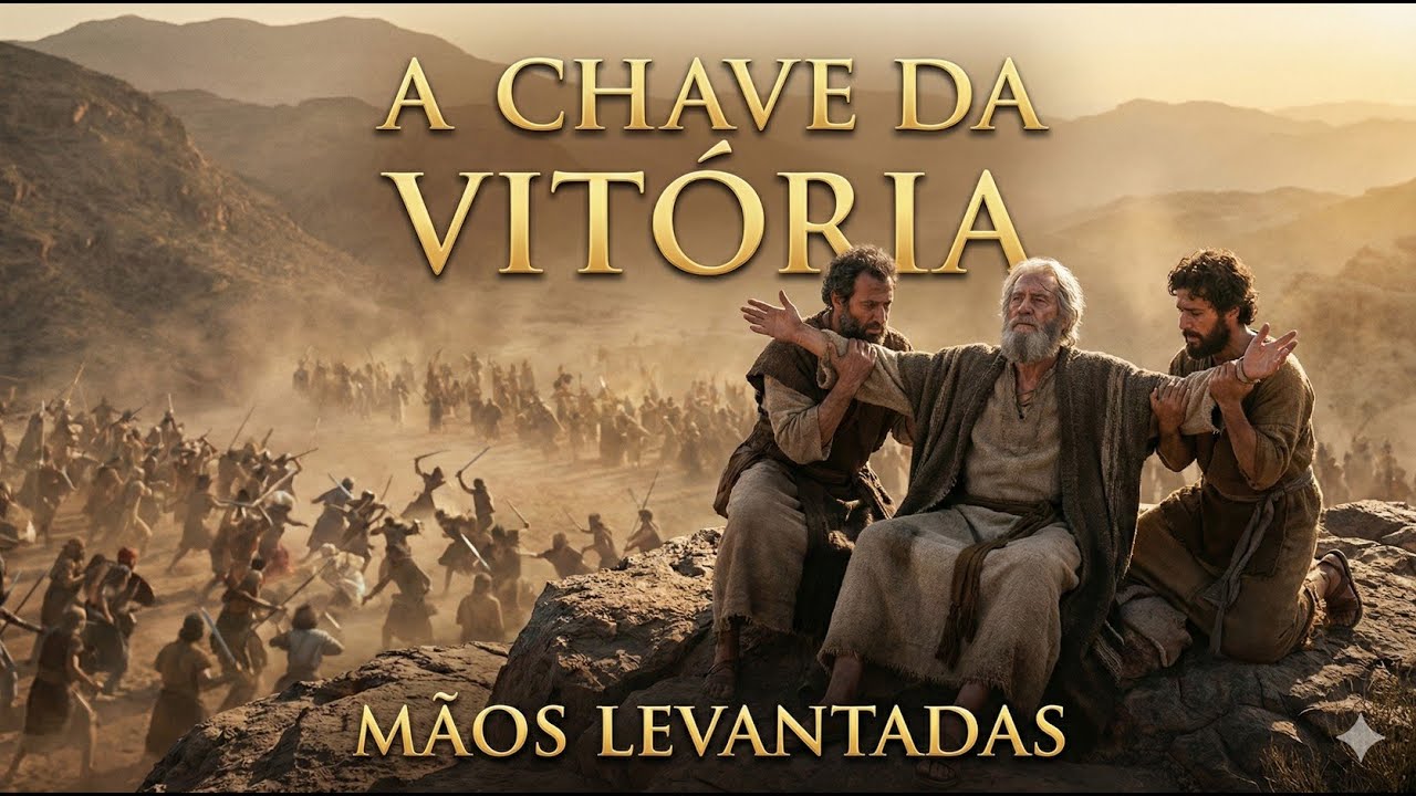 Êxodo 17: O Mapa da Vitória – As Mãos de Moisés, a Intercessão e a Guerra Contra Amaleque