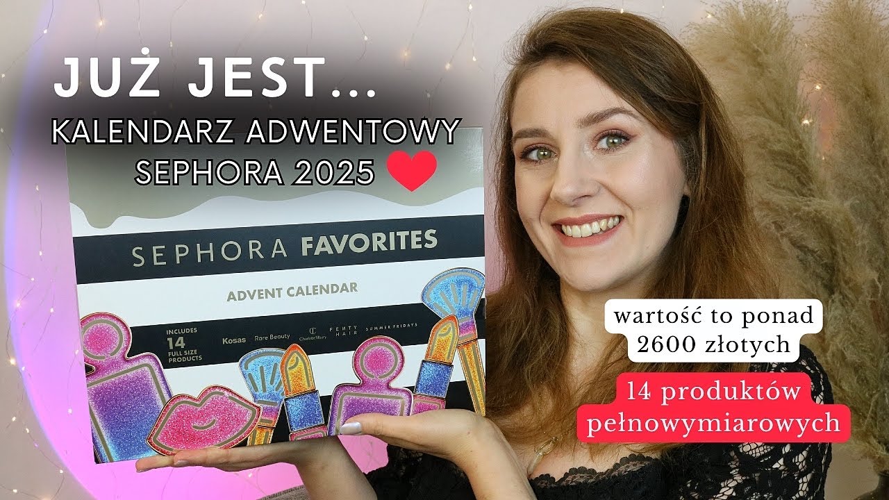 🎁 KALENDARZ ADWENTOWY SEPHORA FAVORITES 2025 🎁 CO JEST W ŚRODKU, SWATCHE PRODUKTÓW I CZY WARTO? 🎁