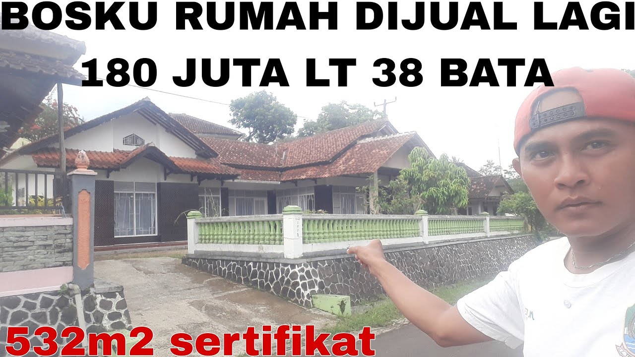 BOSKU DIJUAL LAGI 180 JUTA RUMAH GEDE LT 38 BATA 532m2 