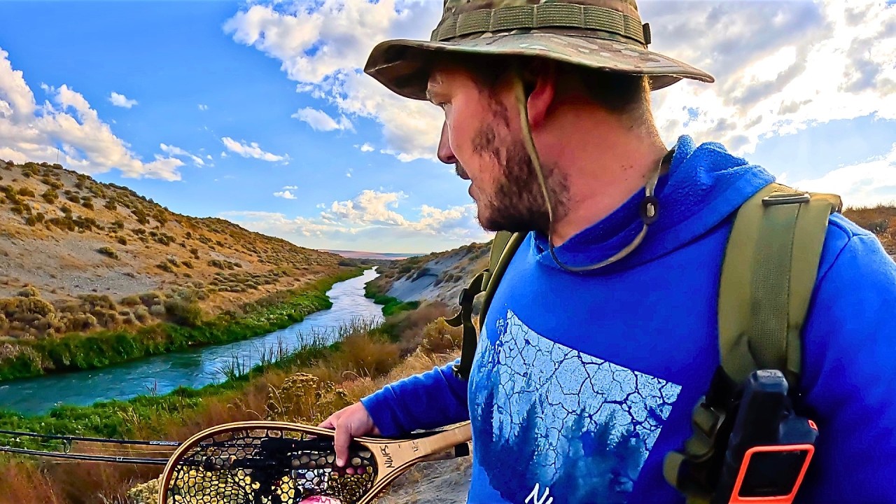 Trout Fishing a REMOTE Desert Creek!!!