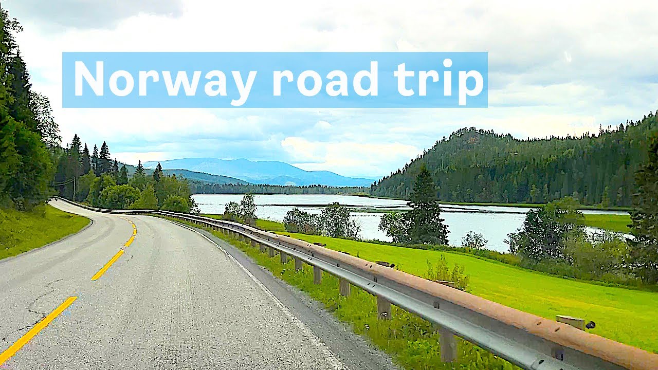 Scenic Drive in Norway. From Høylandet to Kongsmoen.