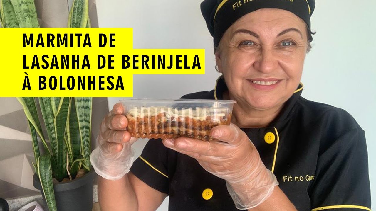 Lasanha de BERINJELA na marmitinha e sem juntar água