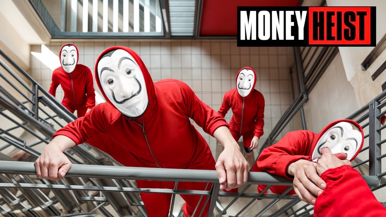 PARKOUR VS MONEY HEIST! 6 | BAD GUYS: Cornered, POLICE Closing Fast (BELLA CIAO REMIX) | Epic POV