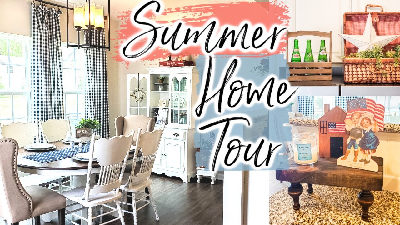 SUMMER HOME TOUR  2020 | FARMHOUSE SUMMER DECOR | Cook Clean And Repeat