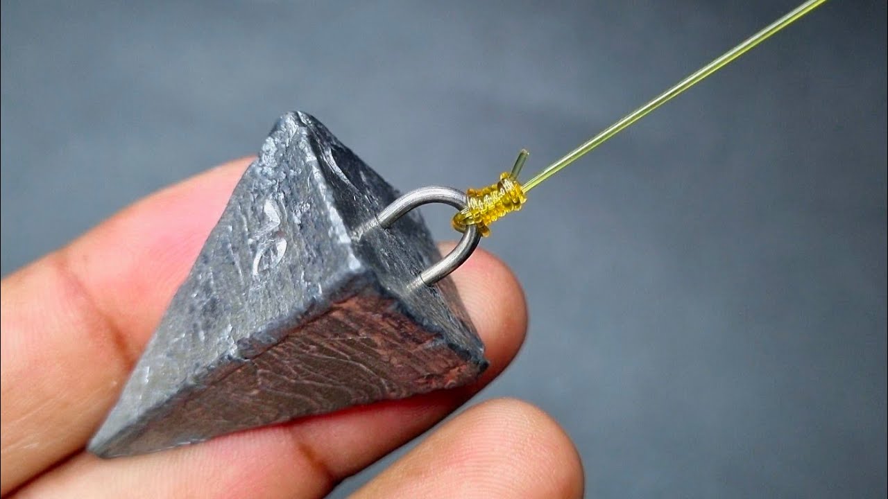 How to Tie a Strong Fishing Rig with Sinker Step by Step