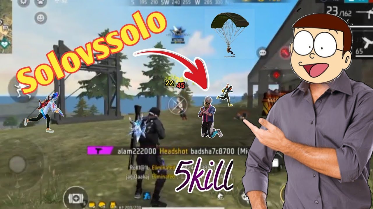 Bermuda Lobby Gameplay By Lipubhai ||Panchanan Mohapatra|| How To Kills In Freefire 5kill Viralvideo