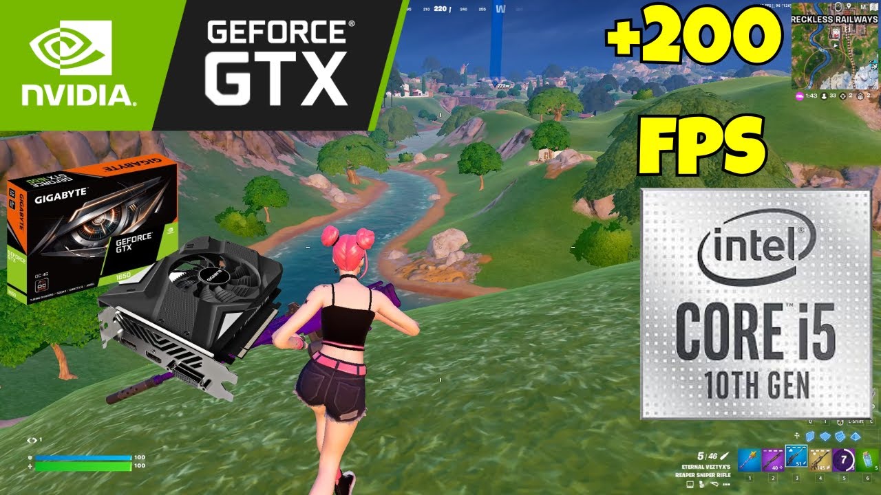 Battle Royale FPS Test I GTX 1650 + Intel i5 10400F I Chapter 5 Season 1