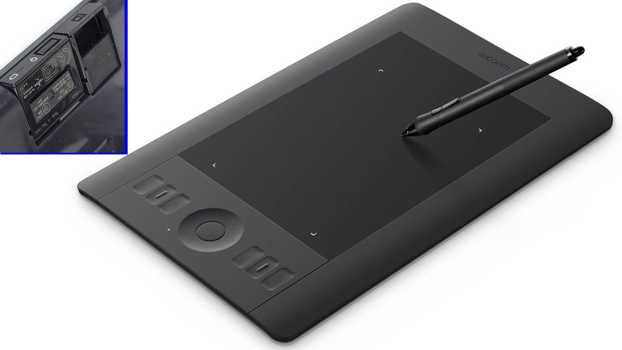 Wacom Intuos 5 Touch w/ wifi - full set up