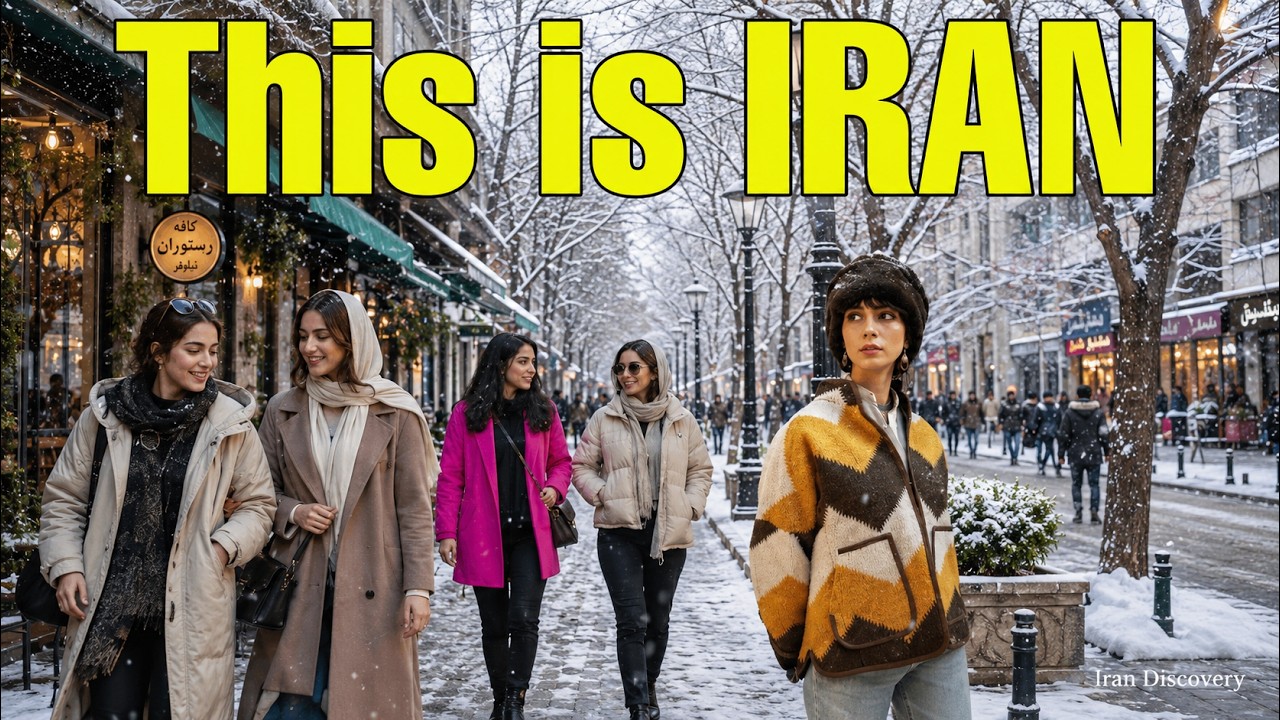 Real IRAN: Iran Walking Tour in Qazvin city 🇮🇷 