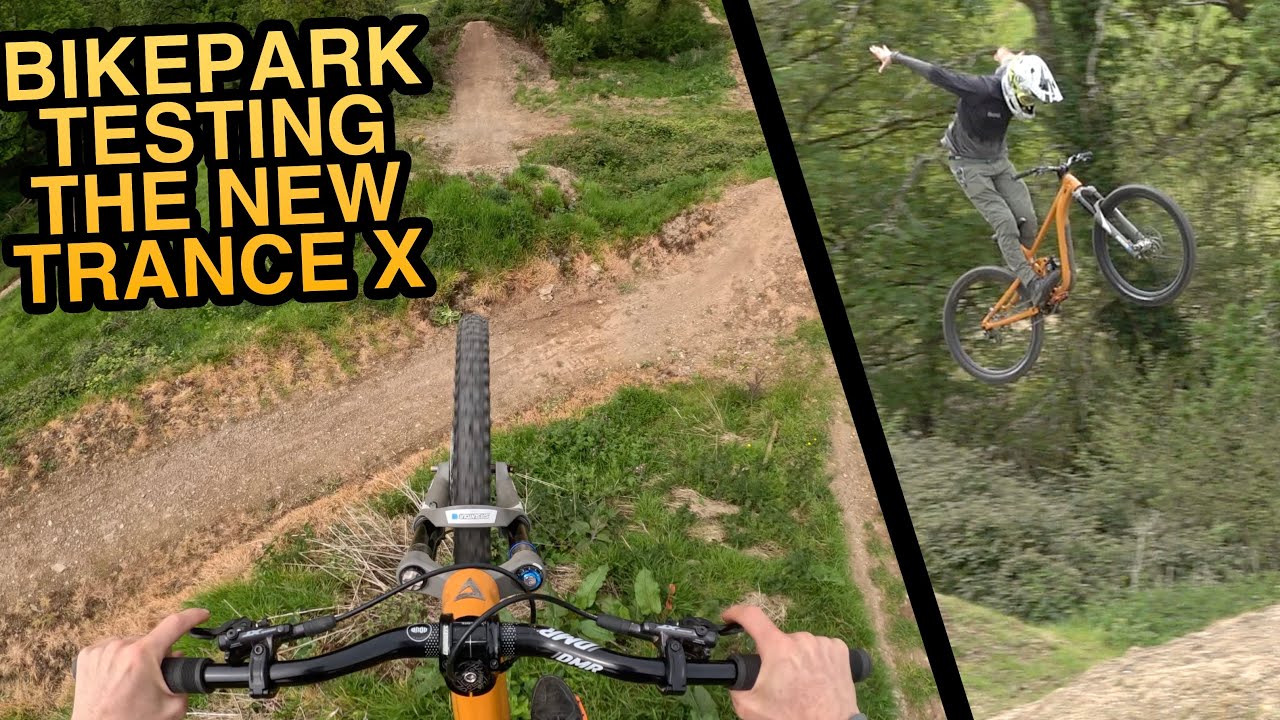 GIANT NEW TRANCE X - BIKE PARK TEST!!!