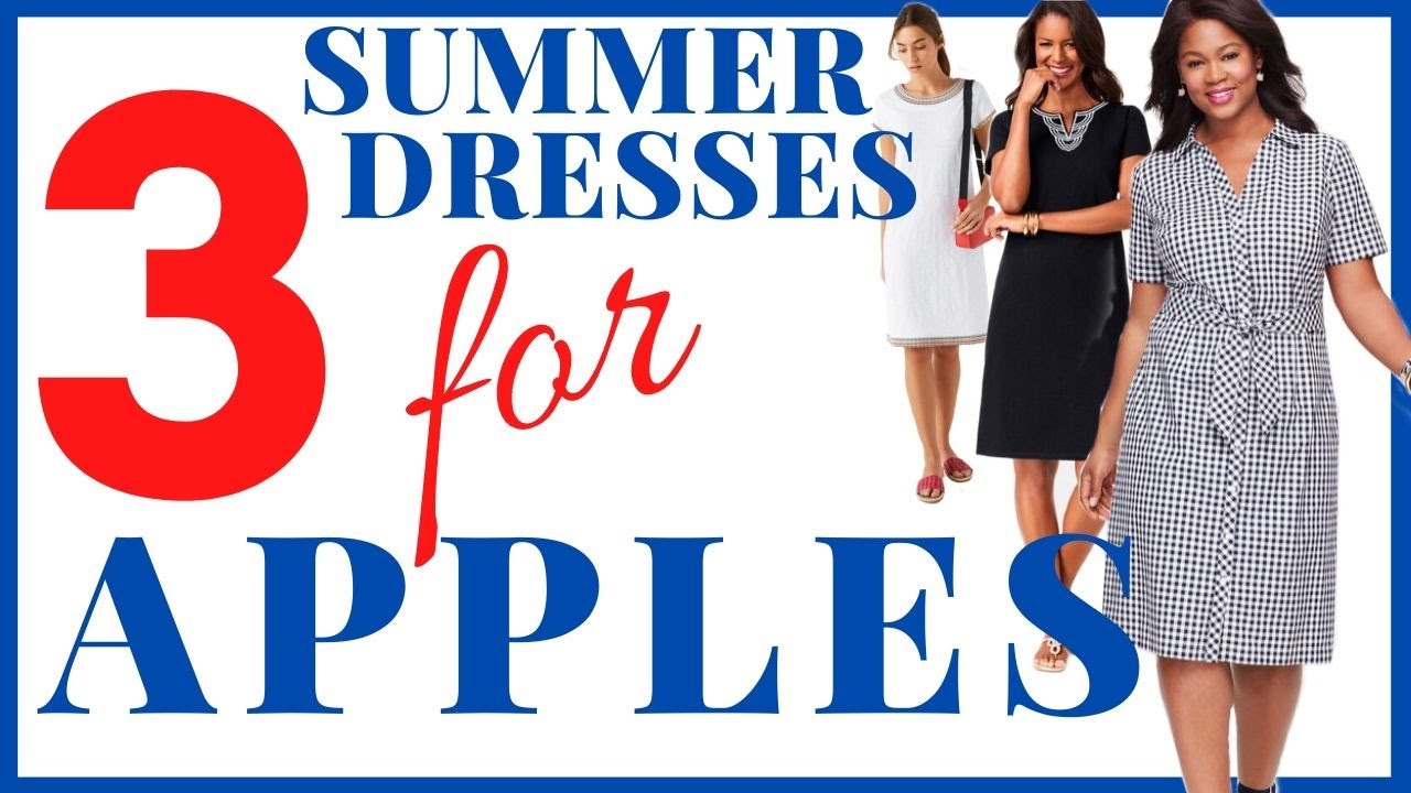 3 Flattering Summer Dresses For Apple Shaped Women!