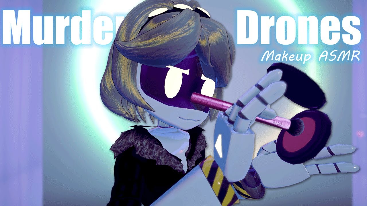 VR ASMR | V Does Your Makeup [Murder Drones] [Binaural] [Finger Tracking]