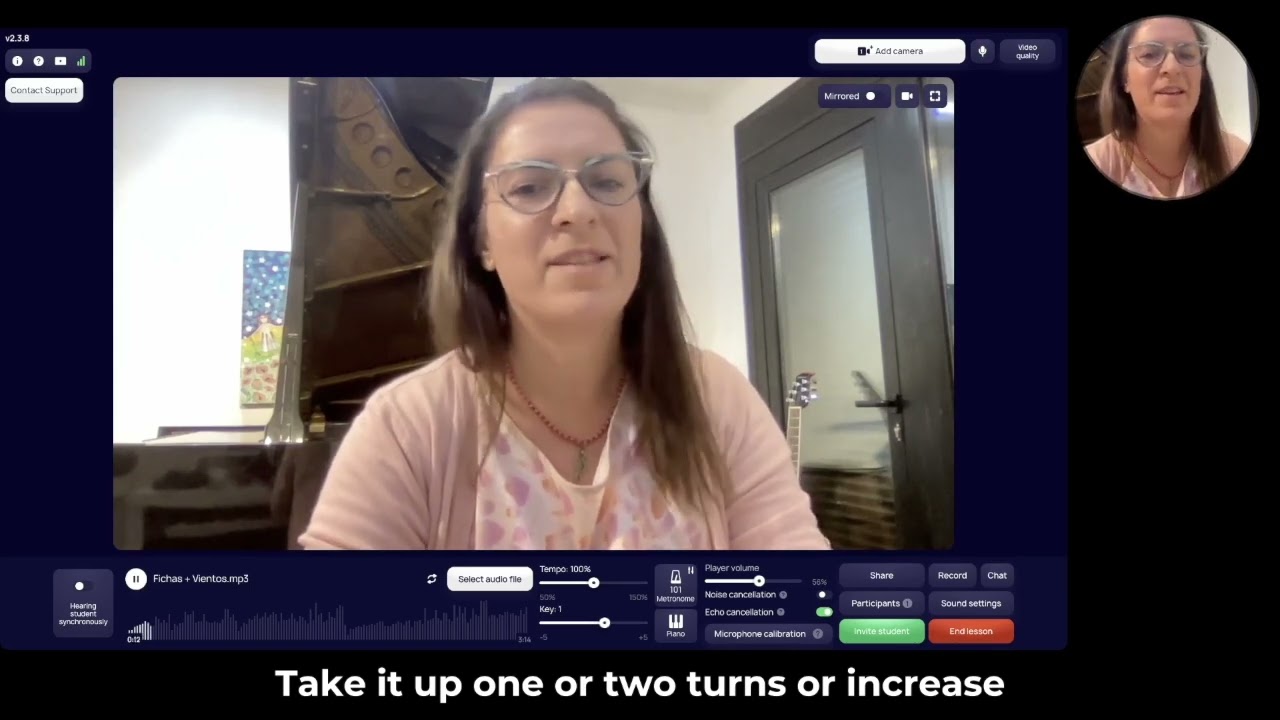 HOW MOOZ WORKS: REAL TEACHER DEMO | Online music lesson app for teachers