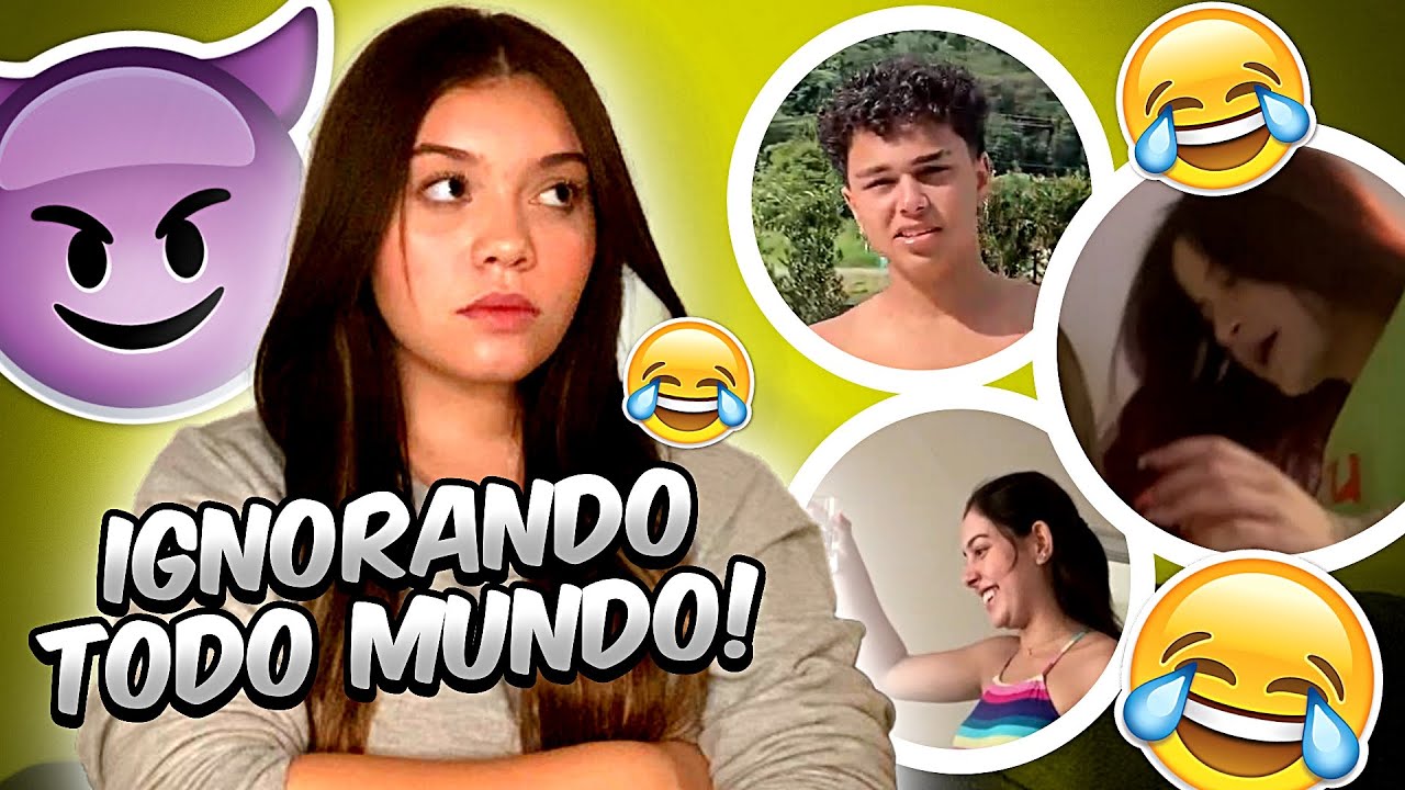 IGNORANDO TODO MUNDO DO REALITY! 🤬 Ficaram bravos!  ft. Juju Franco, Vin&iacute;cius Scribel e Pep&ecirc;
