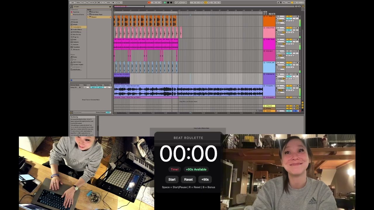 Beat Roulette #6 DEFIED with Wabin & prophet. in the studio