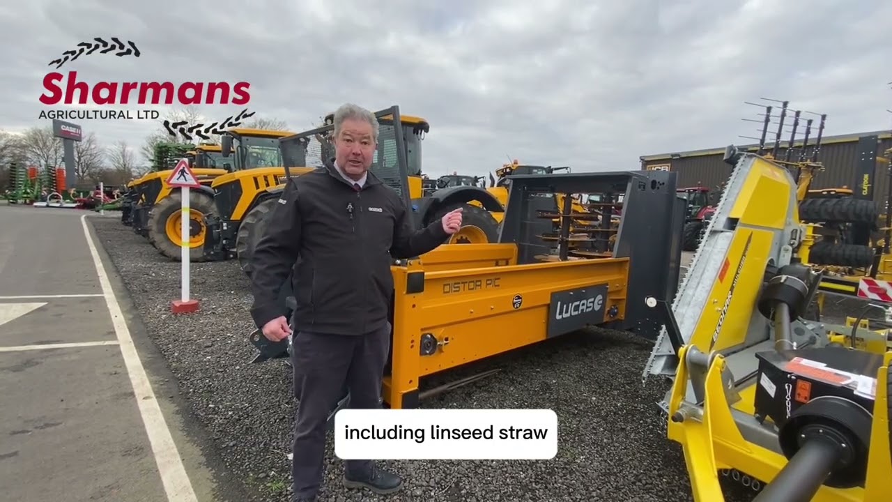 Lucas G Distor PIC - Telehandler Mounted Straw Bedder Walkaround