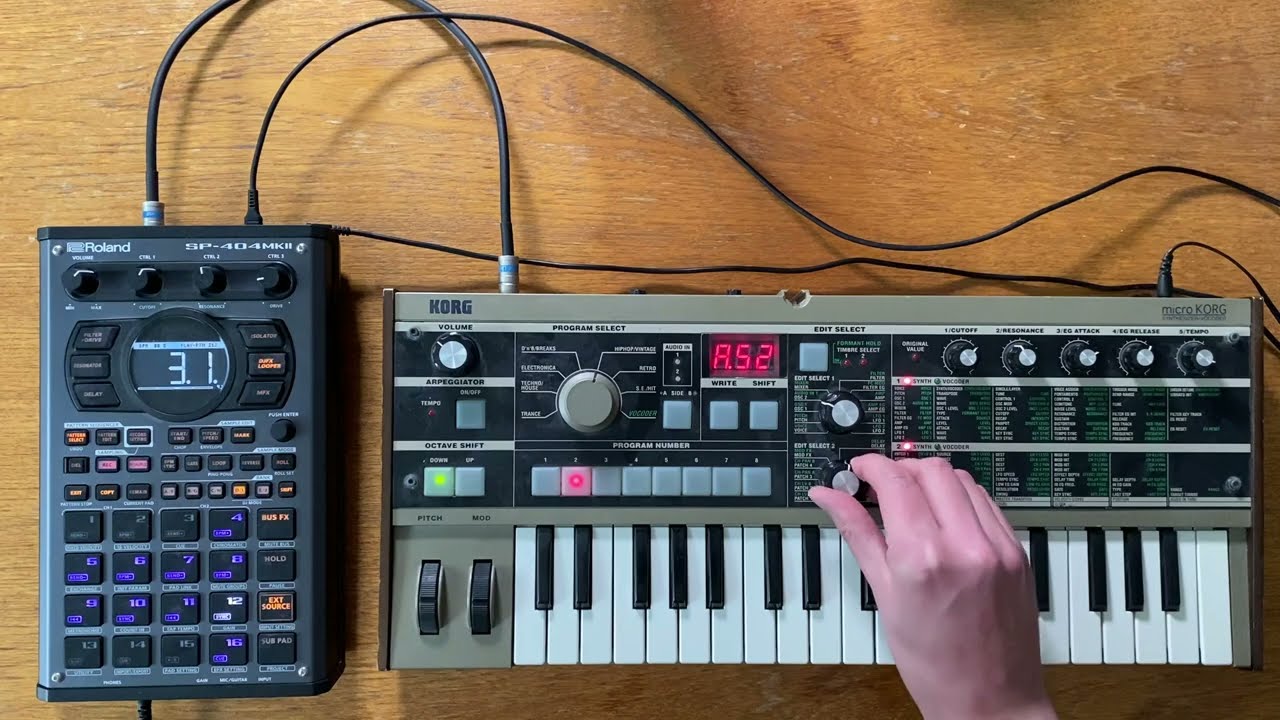 Quirky Experimental Live Jam | SP404mkII + MicroKorg