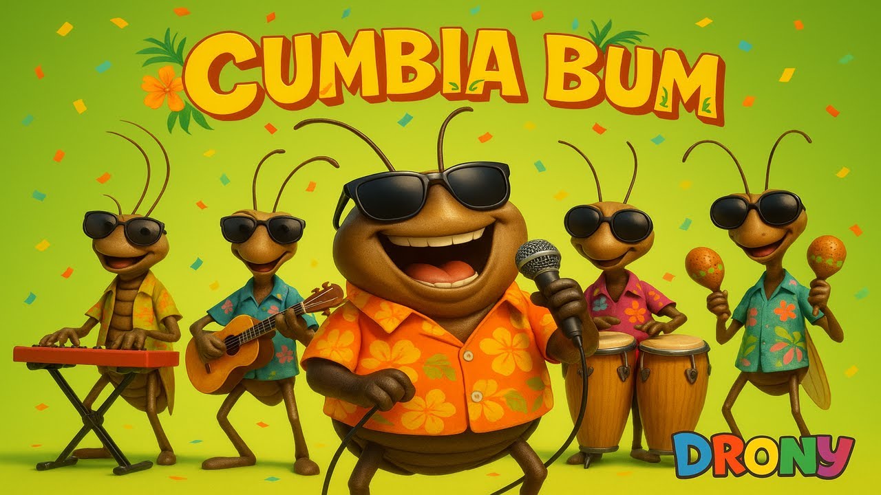 La Cumbia de los Bichitos 🎶 | Canción Infantil  🐞🐜🦋🐝”