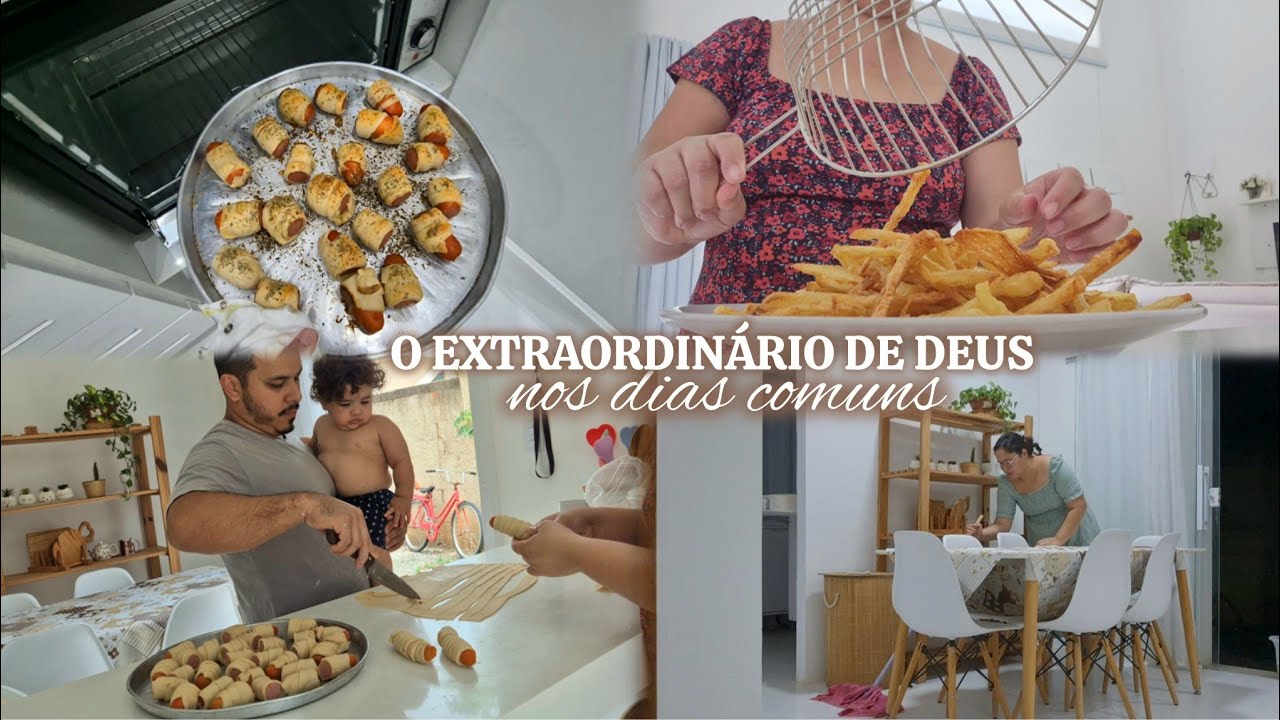 O EXTRAORDINÁRIO DE DEUS NOS DIAS COMUNS, uma vida tranquila cuidando do meu lar e da minha família