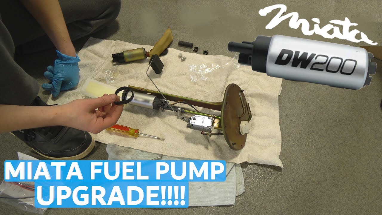 Miata Fuel Pump Upgrade DeatschWerks DW200 from FlowForce
