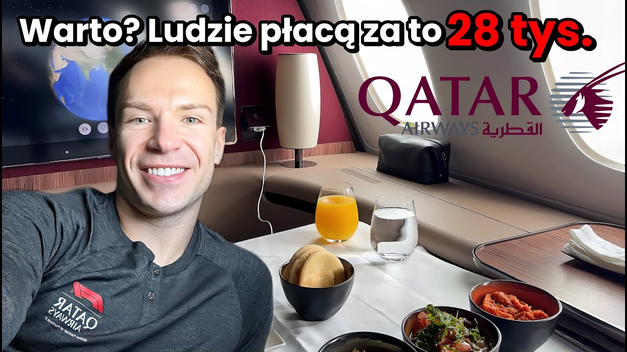 PIERWSZA Klasa w największym samolocie na Świecie! Qatar Airways A380 🤩