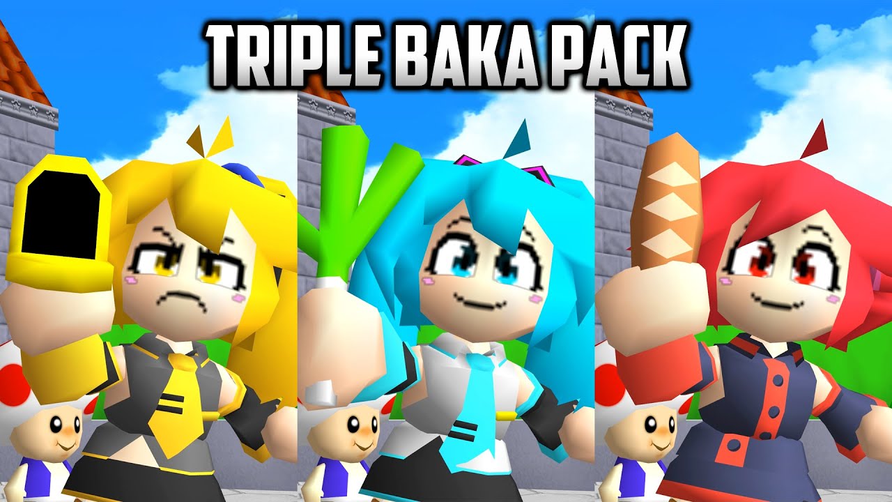 ⭐ Super Mario 64 PC Port - Triple Baka Pack v1, v2, v3 & v4