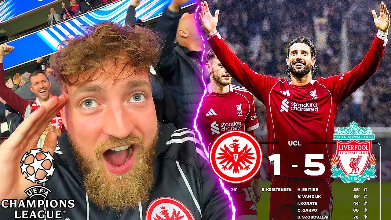 Frankfurt vs. Liverpool - UCL Stadionvlog 🦅🔥 | TOR SPEKTAKEL & WIRTZ SCHL&Auml;GT ZUR&Uuml;CK | ViscaBarca