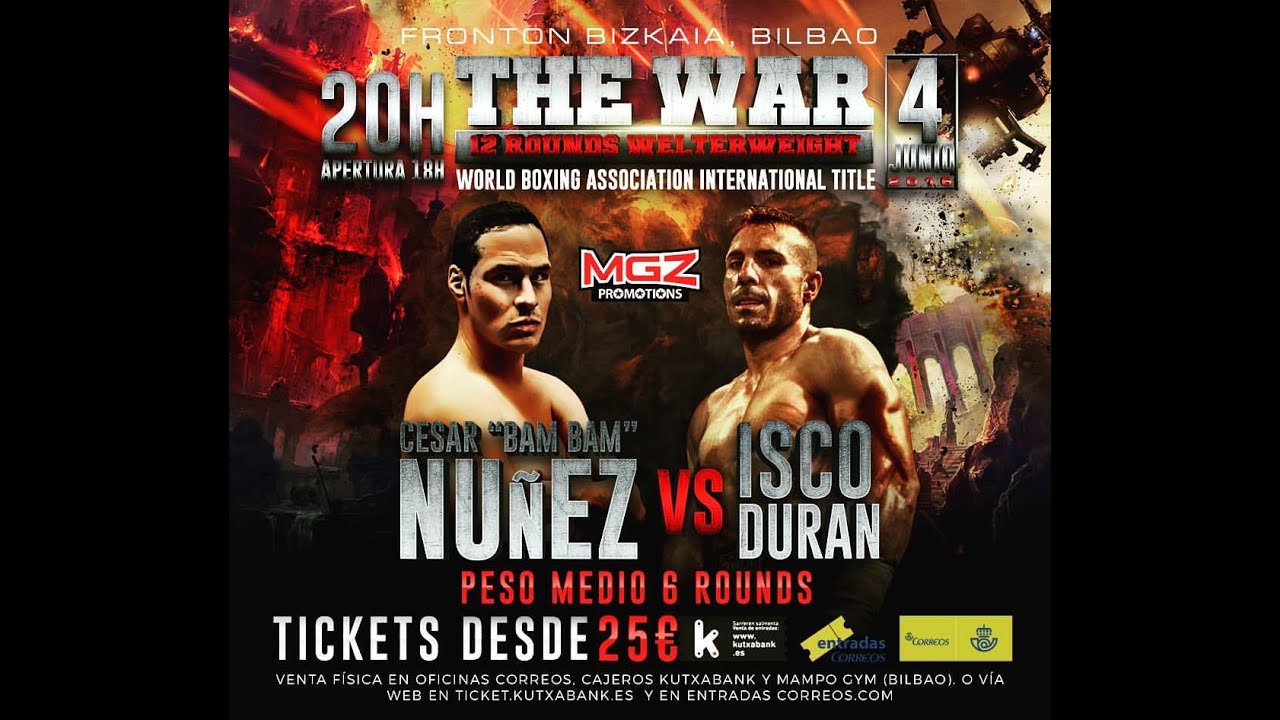 AEBOX - C&eacute;sar Nu&ntilde;ez vs Isco Duran - HD