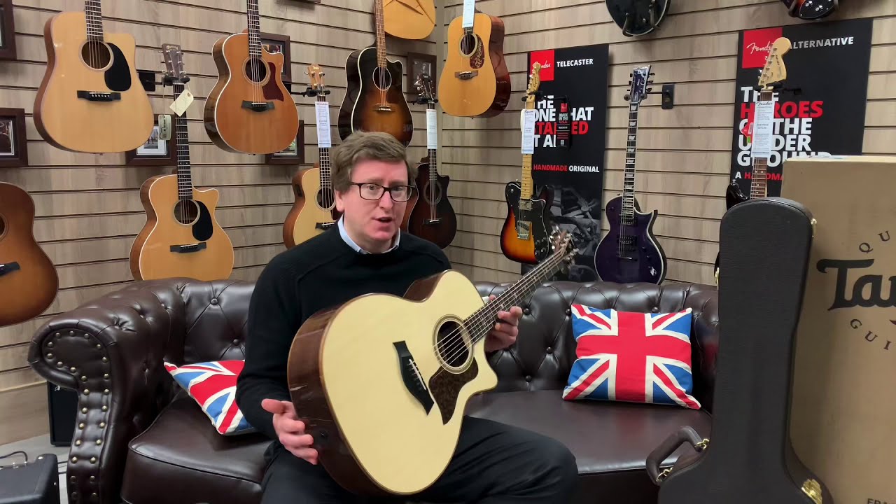 Taylor 714ce V-Class Electro Acoustic Guitar Unboxing & Demonstration Video