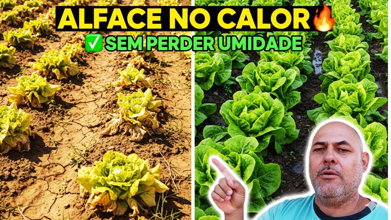 O Segredo da Alface no Calor: Cresce Rápido e Sem Murchar!