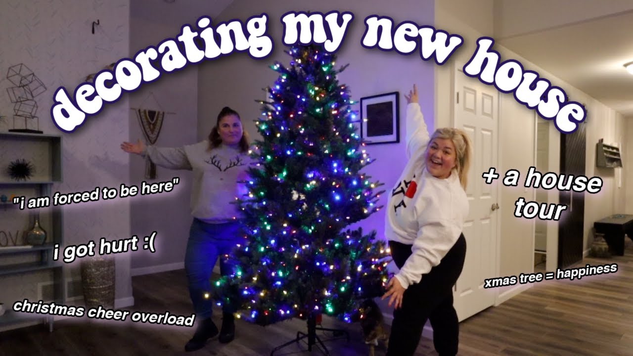 DECORATING FOR CHRISTMAS + new house reveal! | VLOGMAS DAY 4