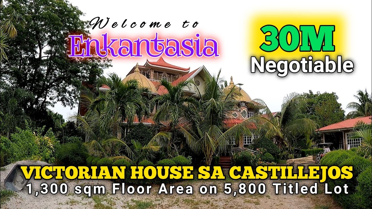 Victorian House on 5,800 sqm Lot Sa Castillejos | Andaming Orchids | Castillejos, Zambales
