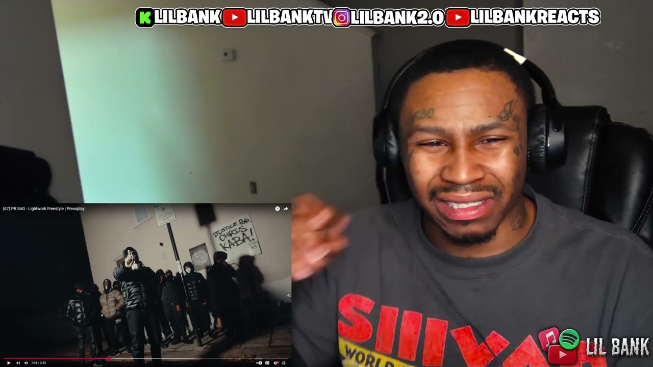 American From NY Reacts To UK DRILL | (67) PR SAD - Lightwork Freestyle | Pressplay (REACTION)