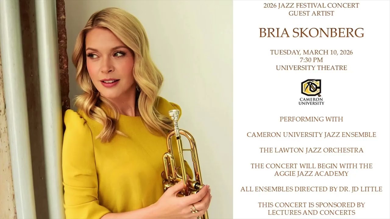 001 2026 Cameron University Jazz Festival with Bria Skonberg