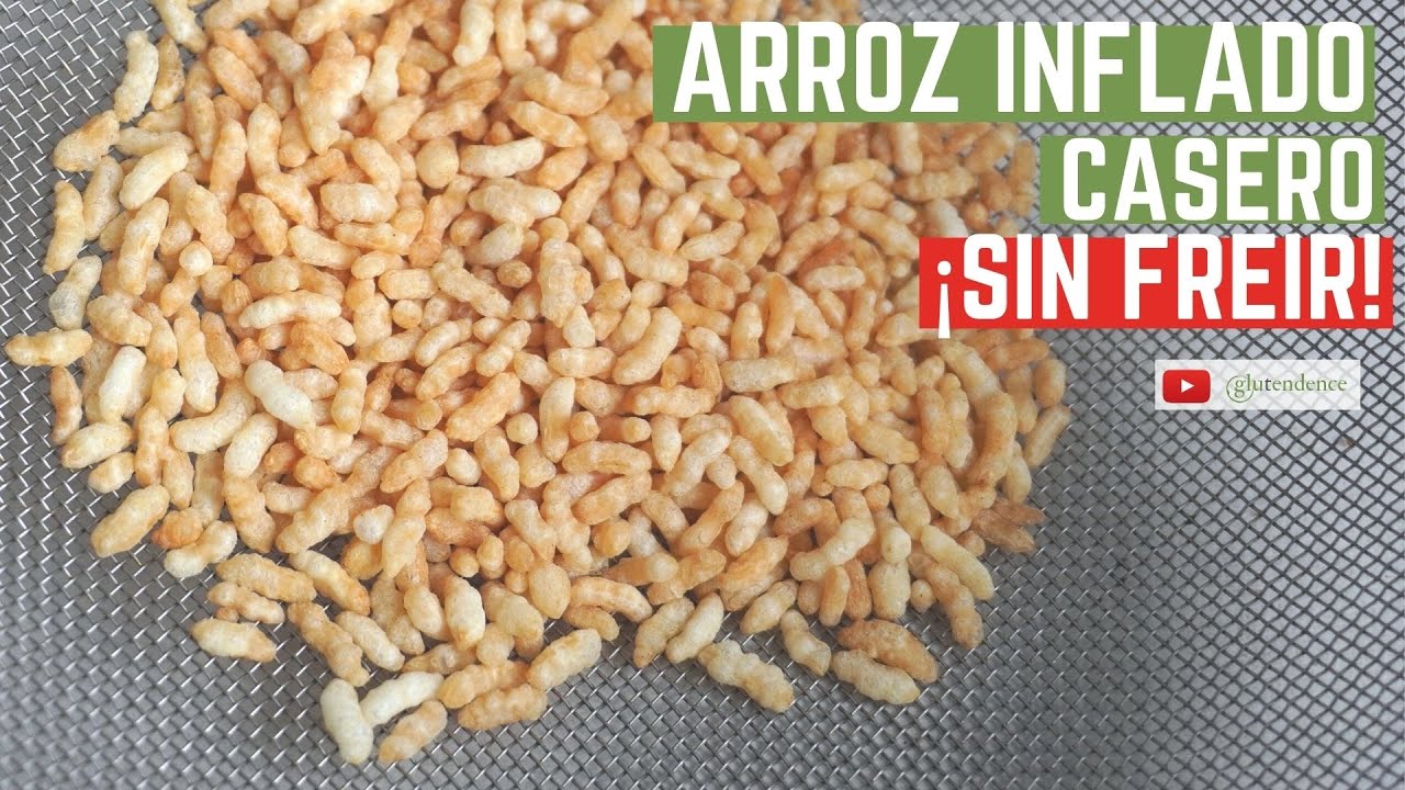 Cómo hacer ARROZ INFLADO CASERO SIN ACEITE (ni Airfryer)