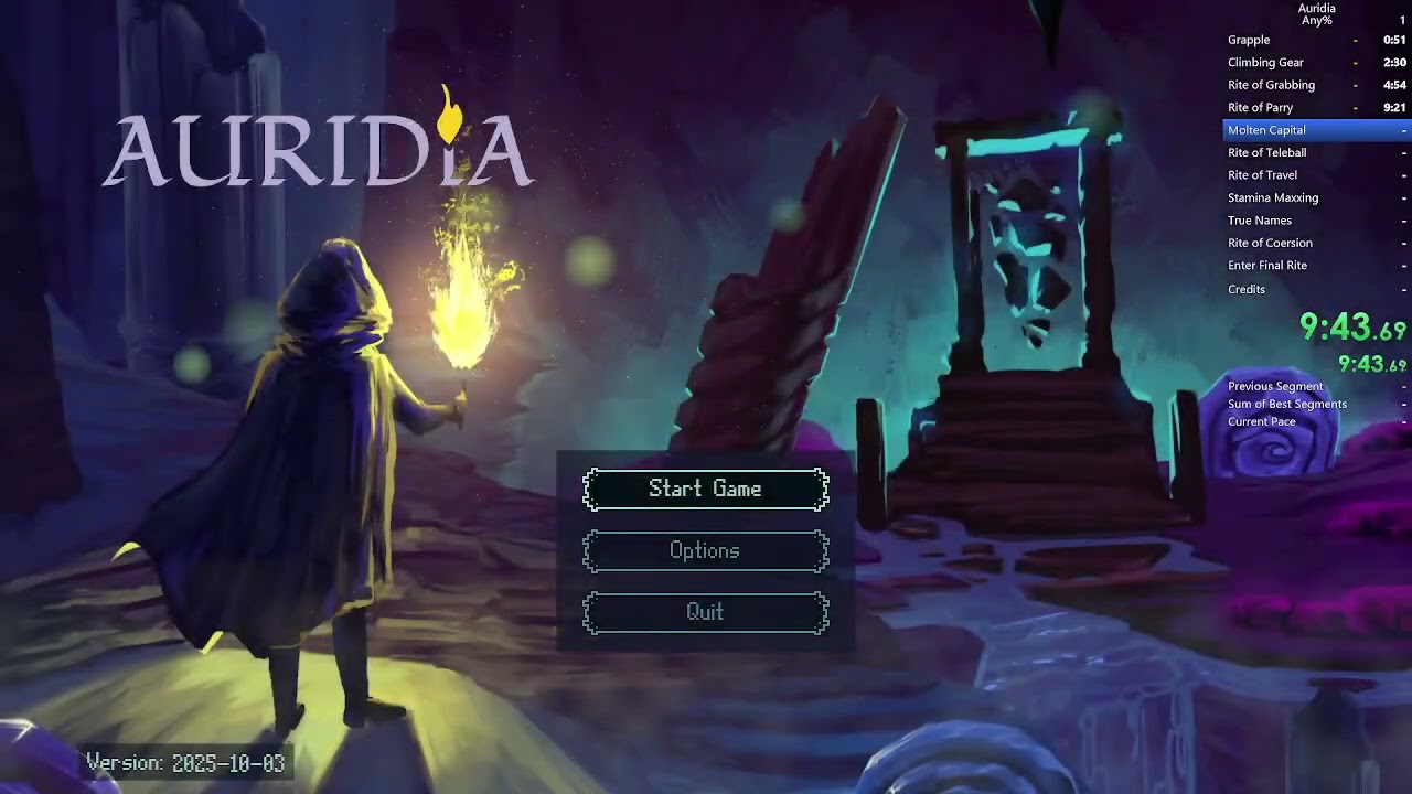Auridia World's First Speedruns (Full VOD)