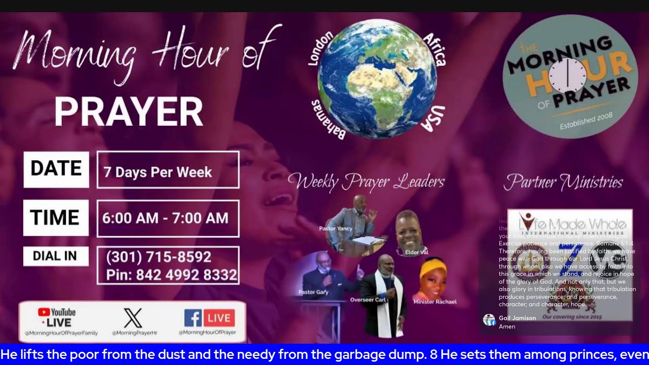 Morning Hour Of Prayer- 2/7/26
