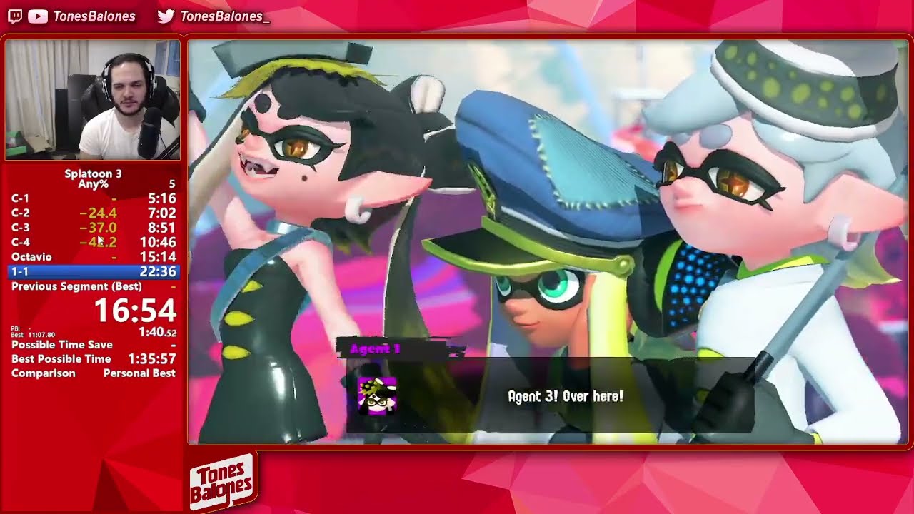 Splatoon 3 Any% Speedrun in 1:32:14