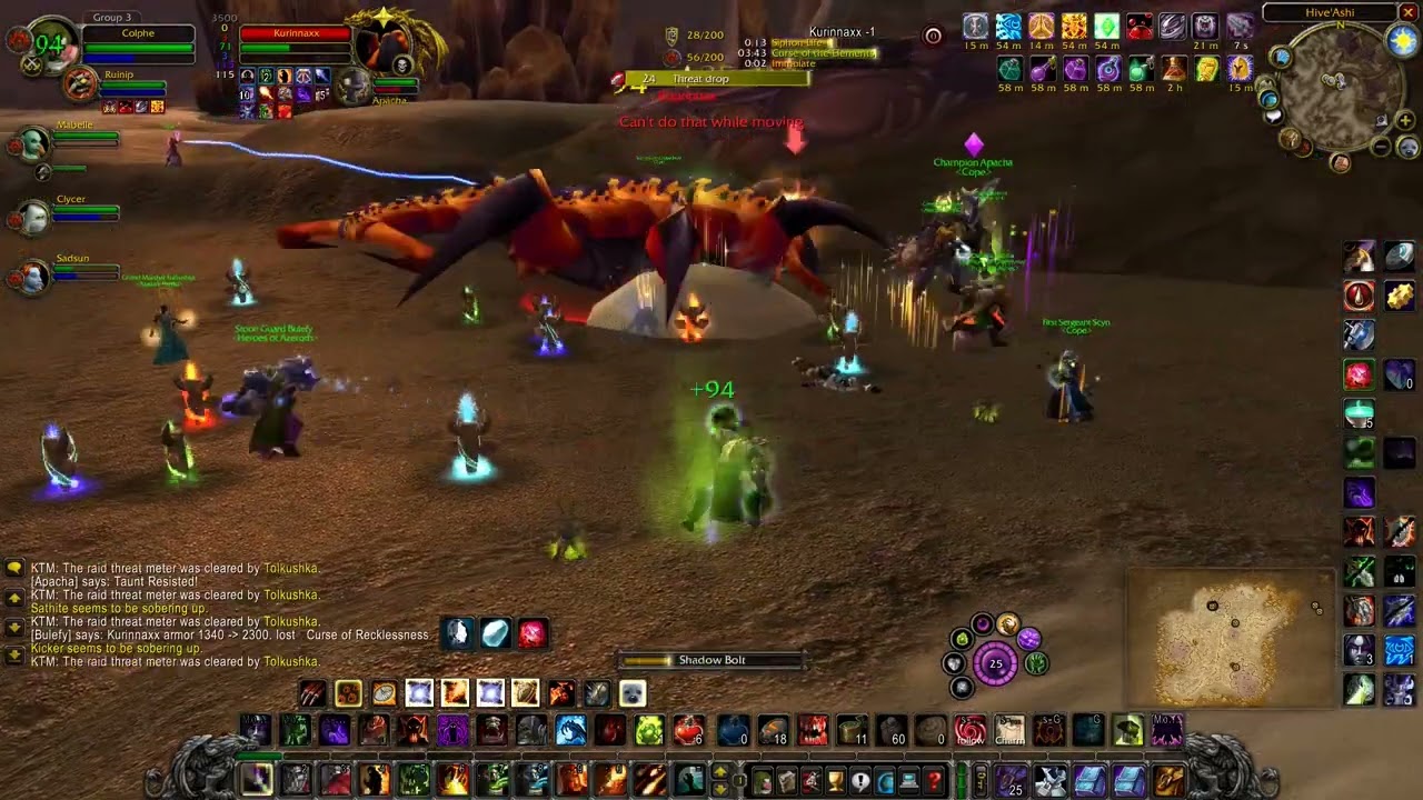WoW Vanilla+ Kurinnaxx Worldboss