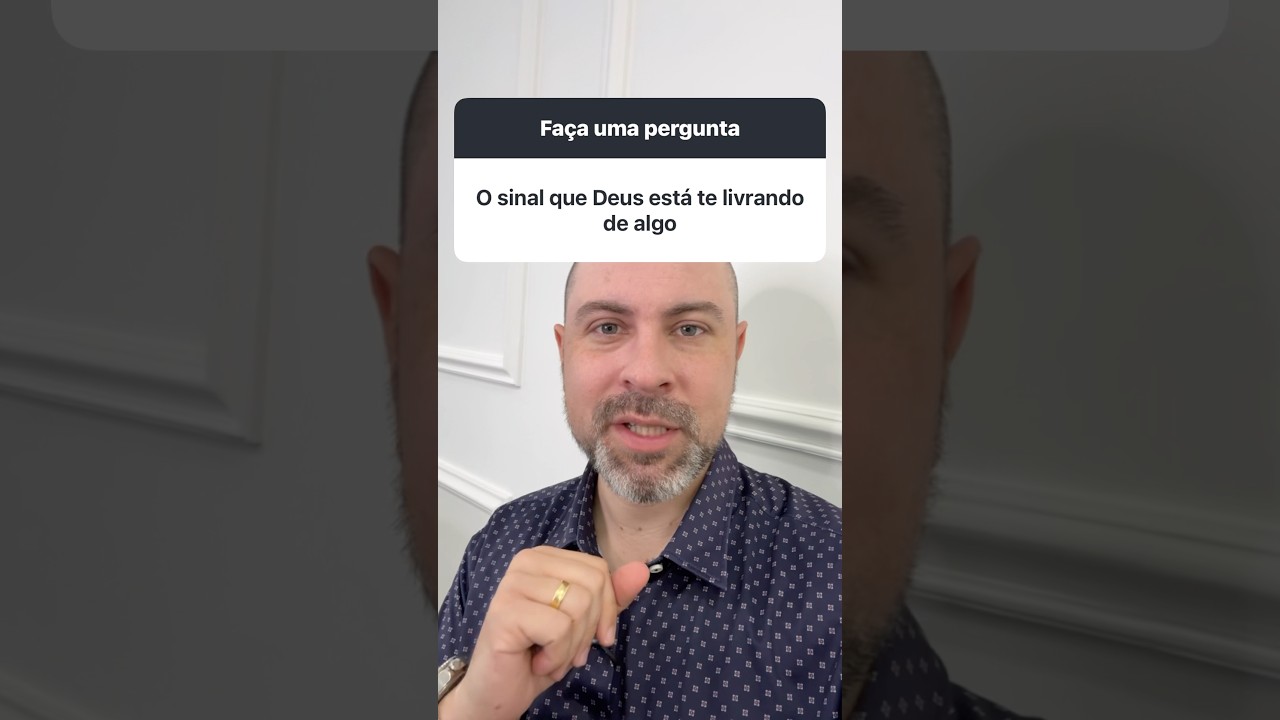 O sinal que Deus est&aacute; te livrando de algo - N&atilde;o ignore ​⁠@ViniciusIracet