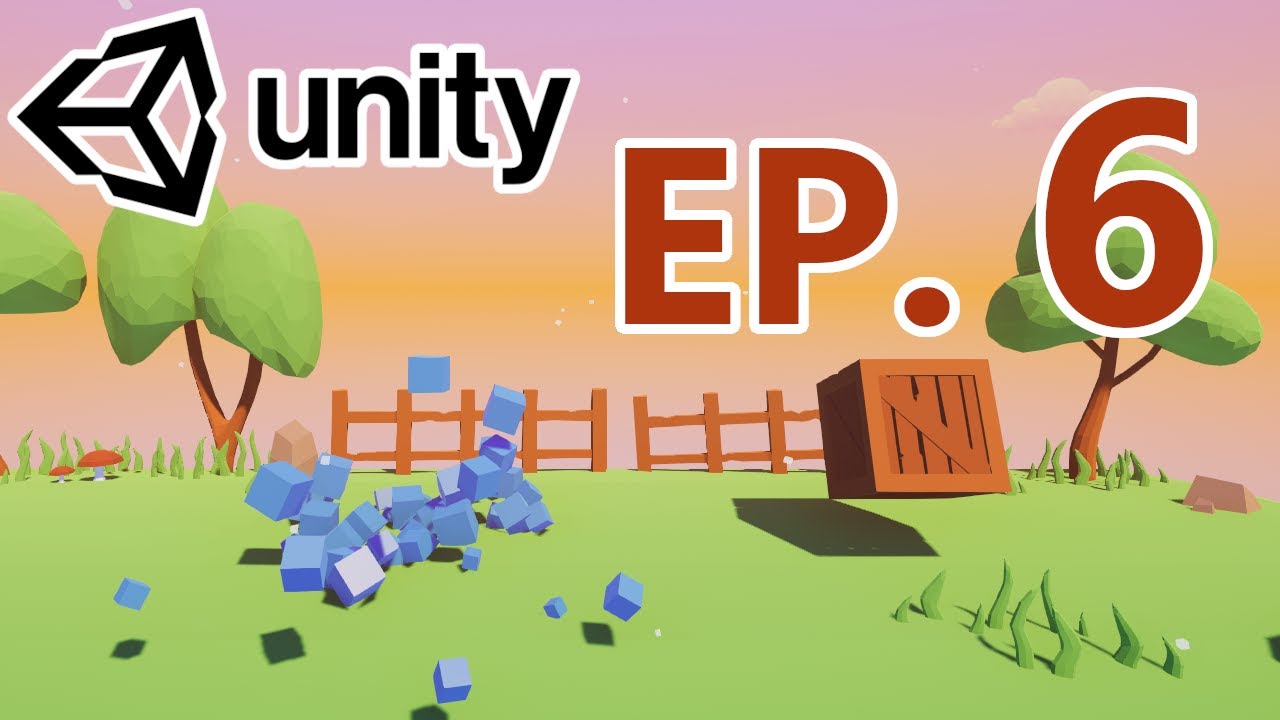 Partículas do player quebrando - TUTORIAL UNITY 3D EP. 6