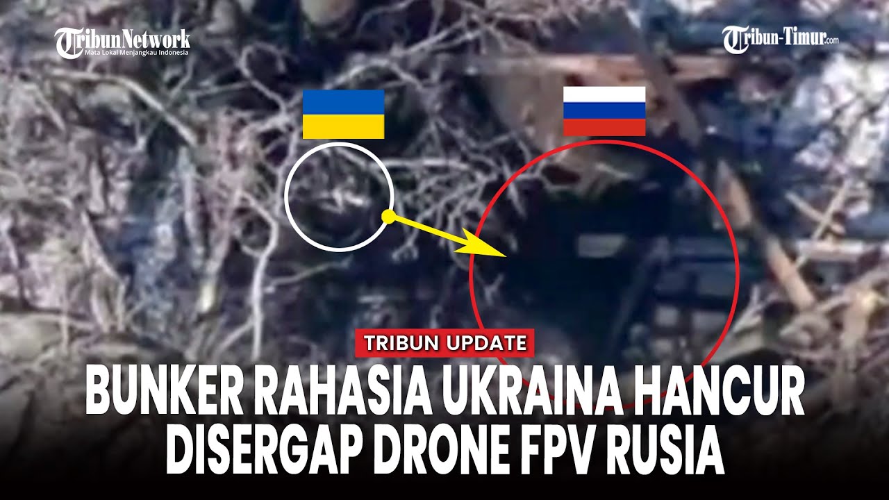 Drone FPV Rusia Hancurkan Bunker Ukraina, Pelarian Berakhir di Hutan Pokrovskoe