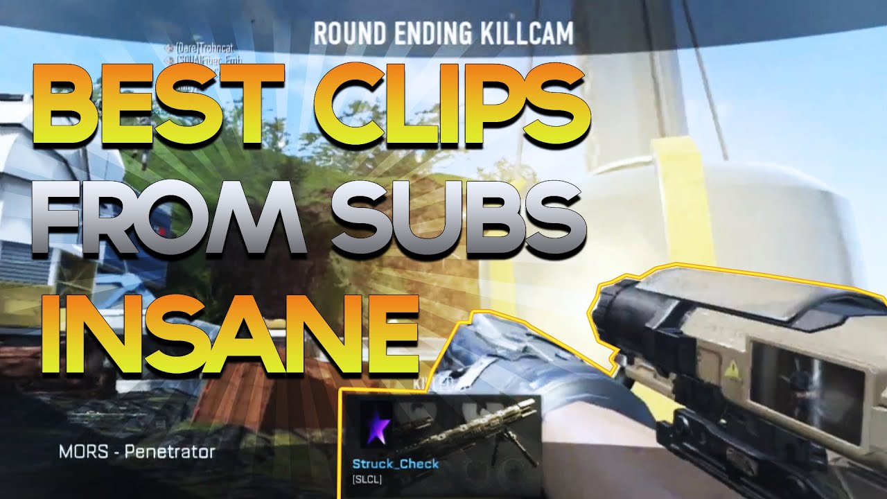 BEST Advanced Warfare Trickshot Montage from Subs! Call of Duty / COD AW Trickshot & Sniper Montage